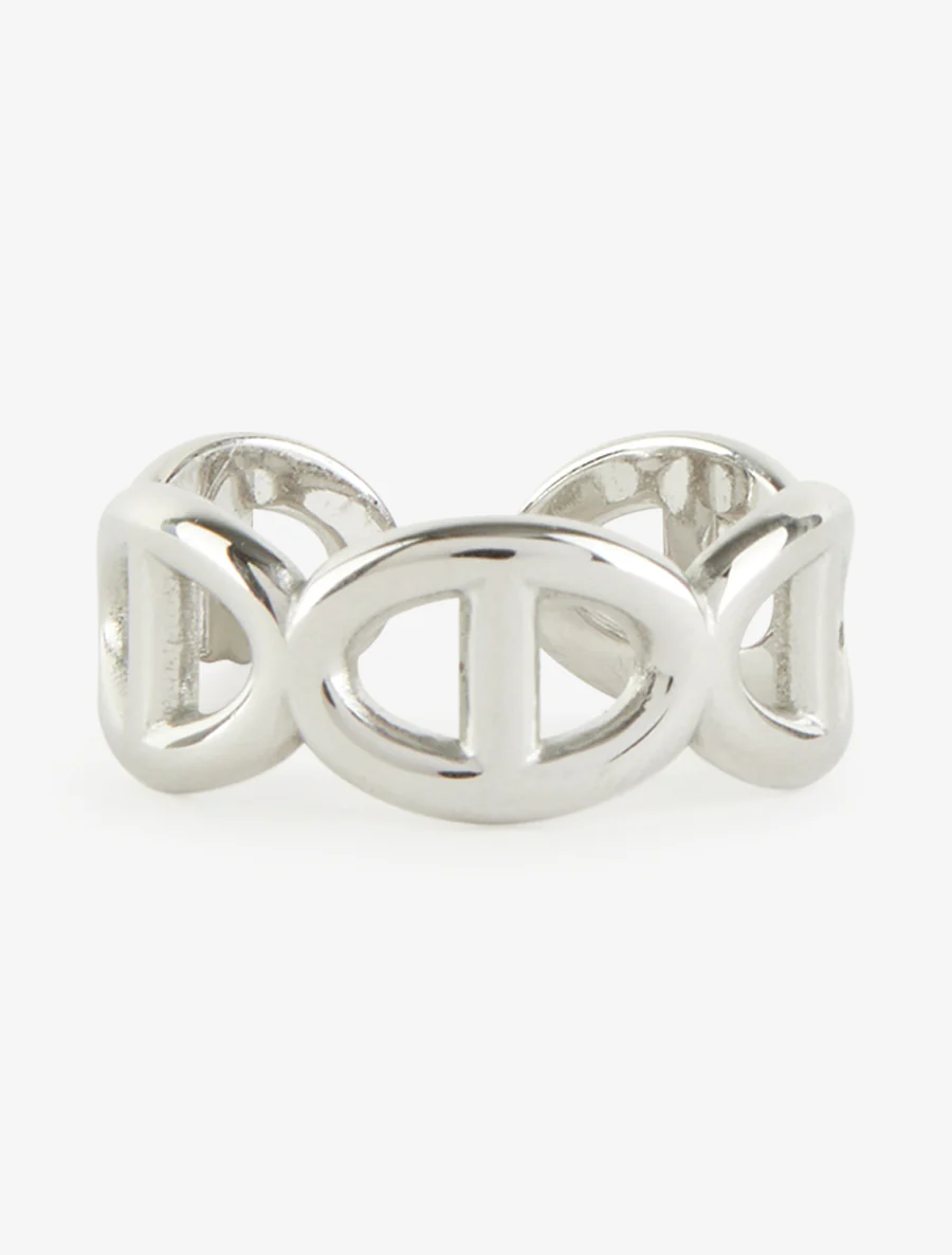 Bague à maillons marins - Argent - Image 3