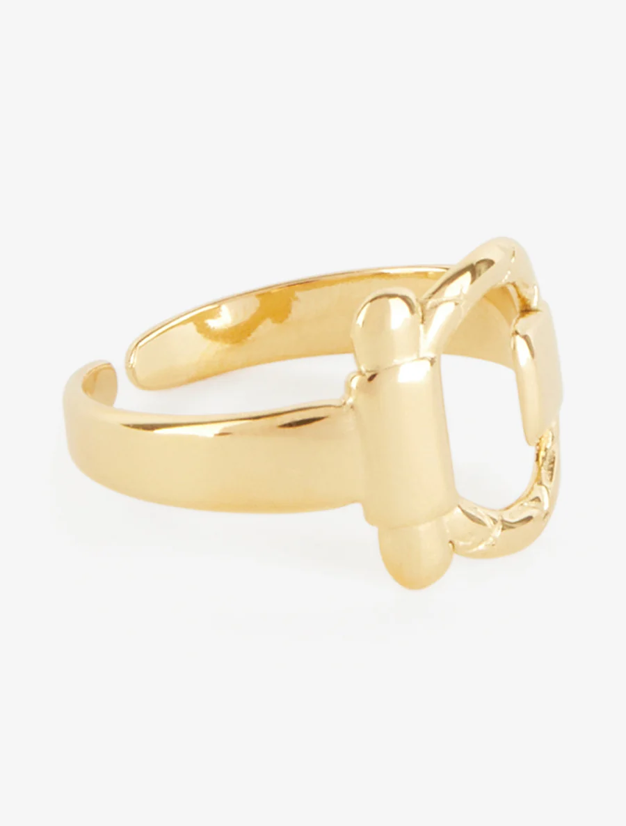 Bague boucle ajustable - Or - Image 2