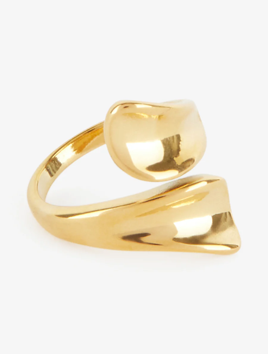 Bague courbe audacieuse - Or - Image 2