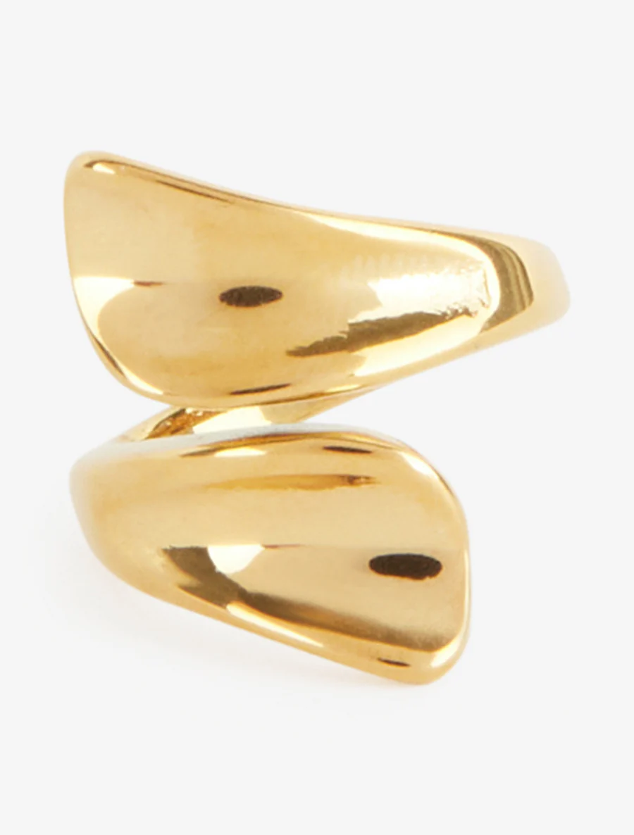 Bague courbe audacieuse - Or - Image 3