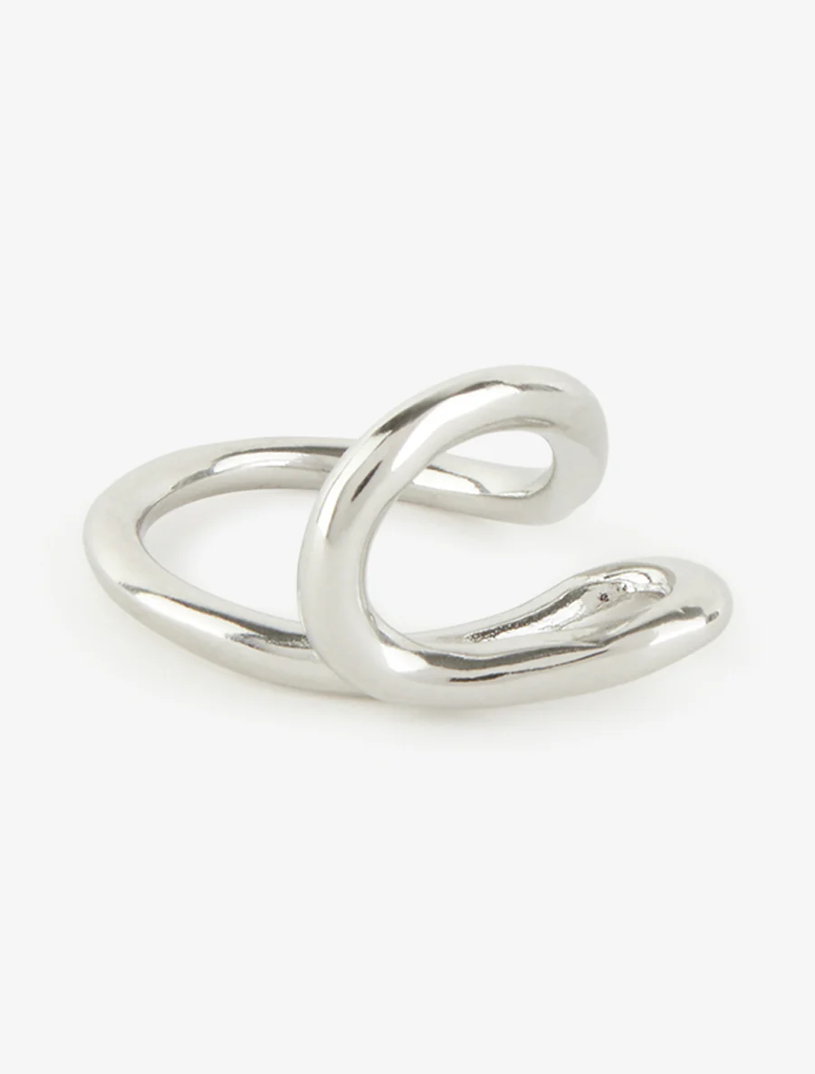 Bague effet torsadé - Argent - Image 2