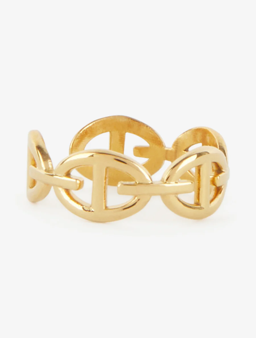 Bague maillons marins - Or - Image 2