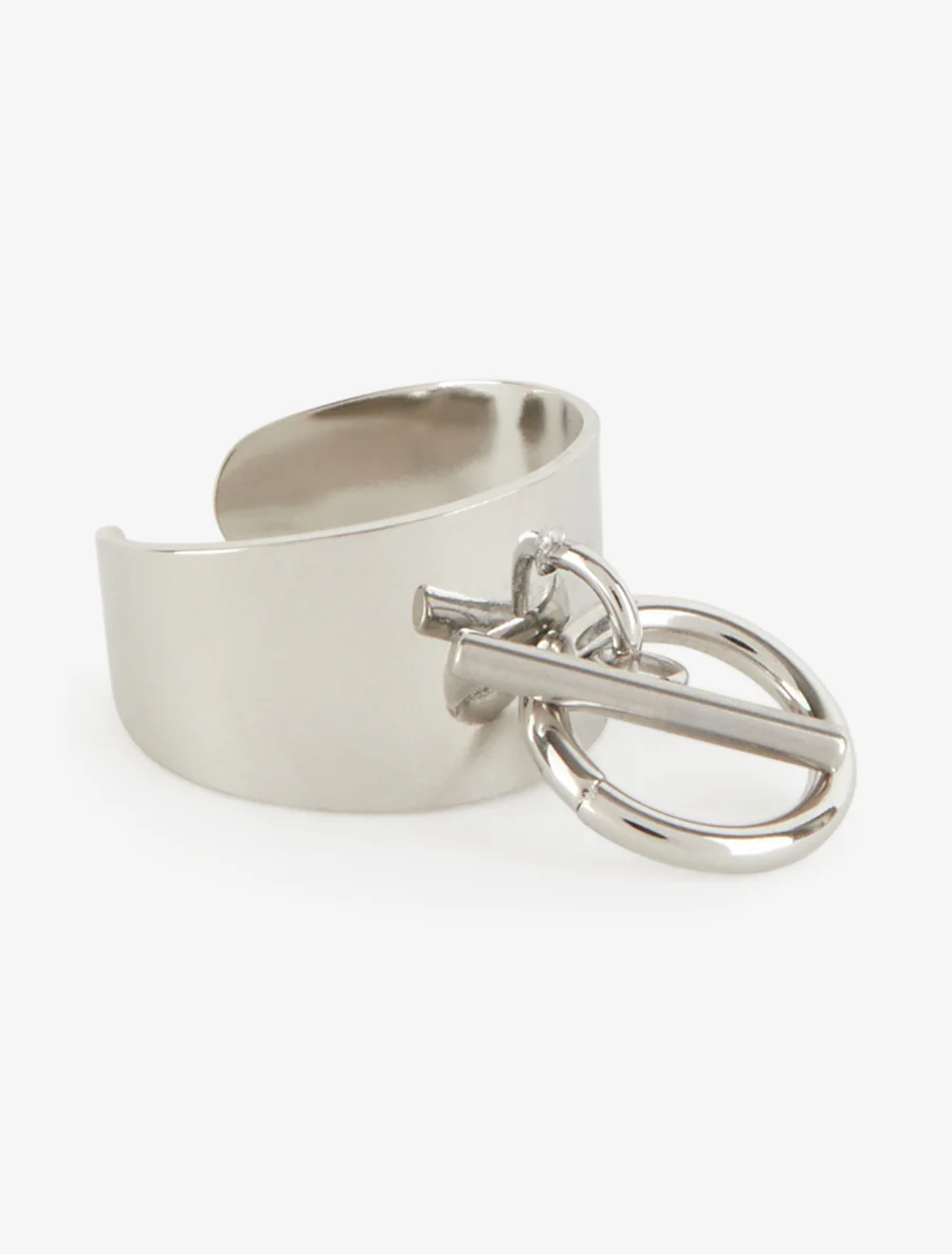 Bague pampille femoir T - Argent - Image 2