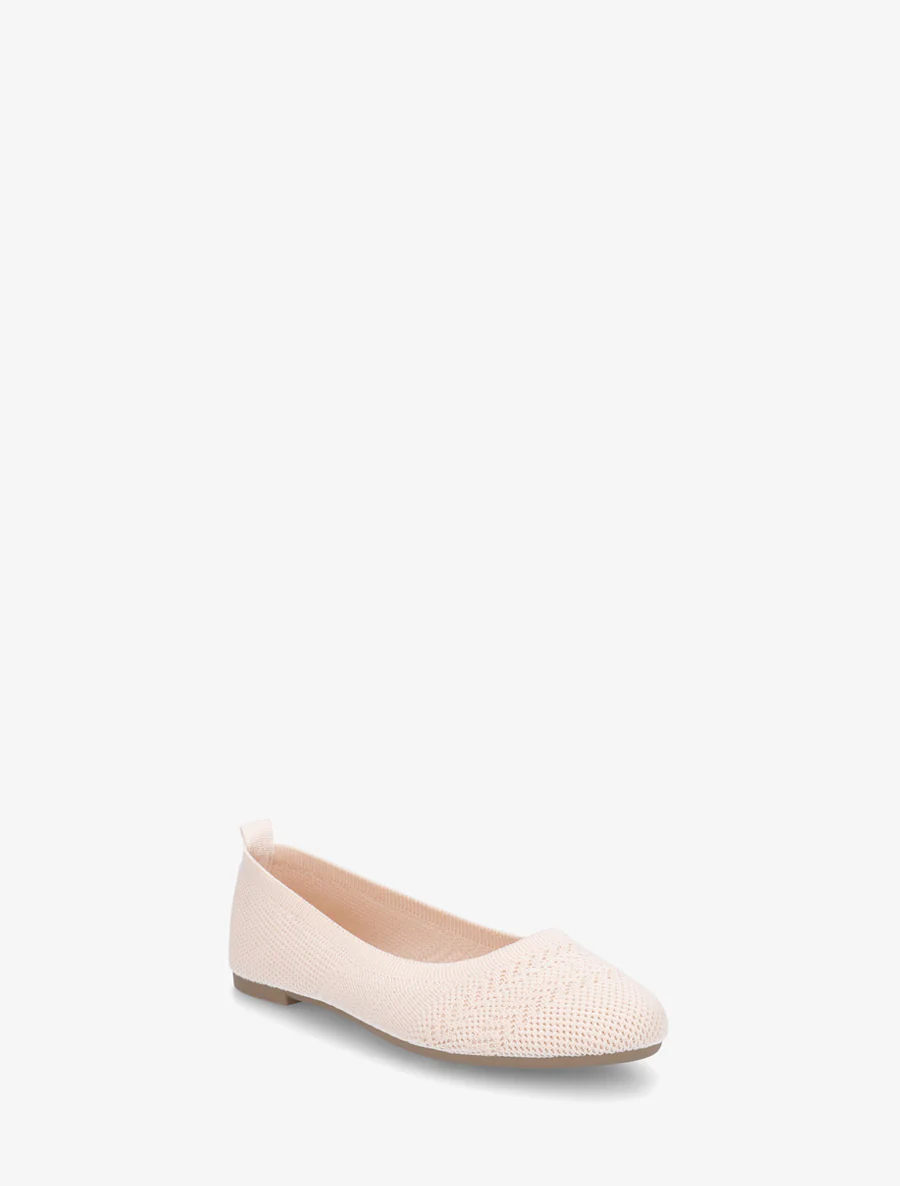 Ballerines basiques en tissu - Nude - Image 2