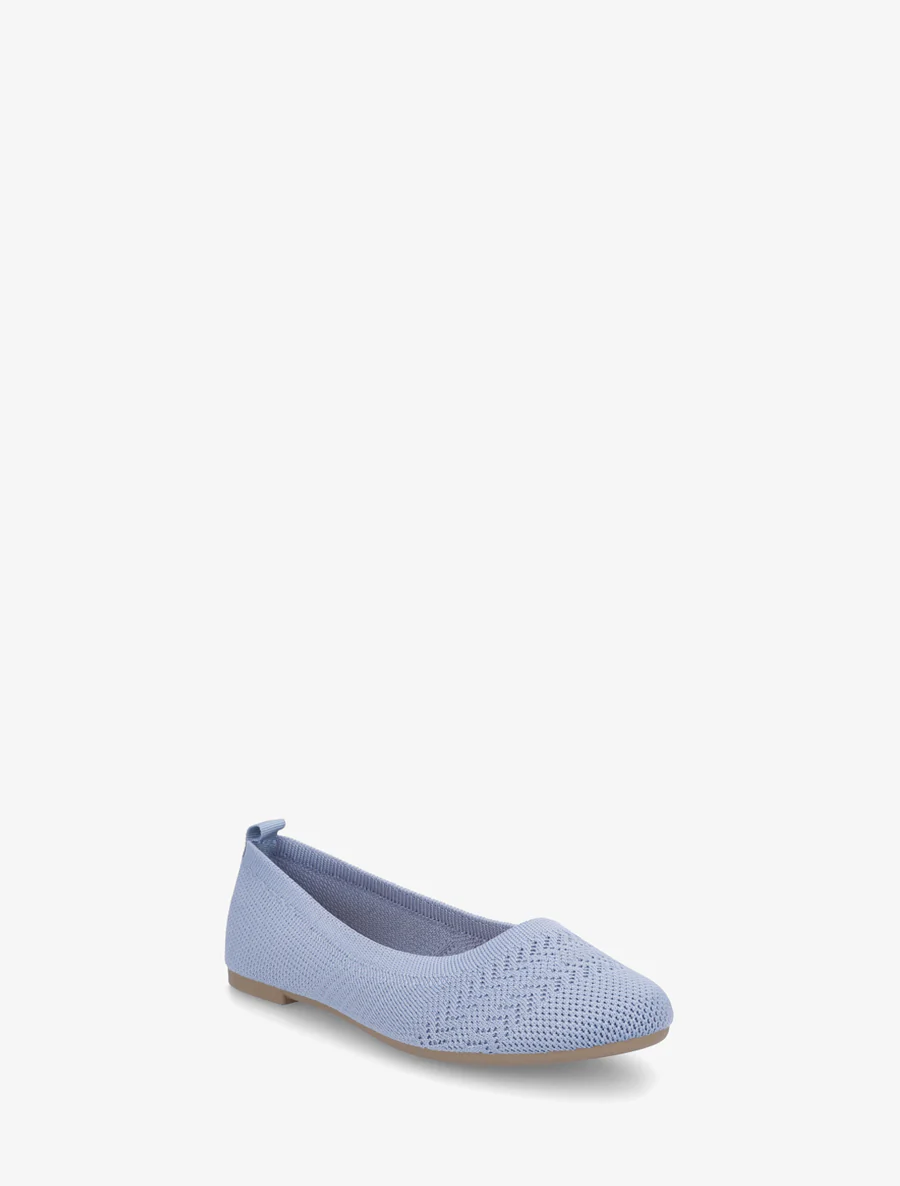 Ballerines basiques en tissu - Bleu clair - Image 2
