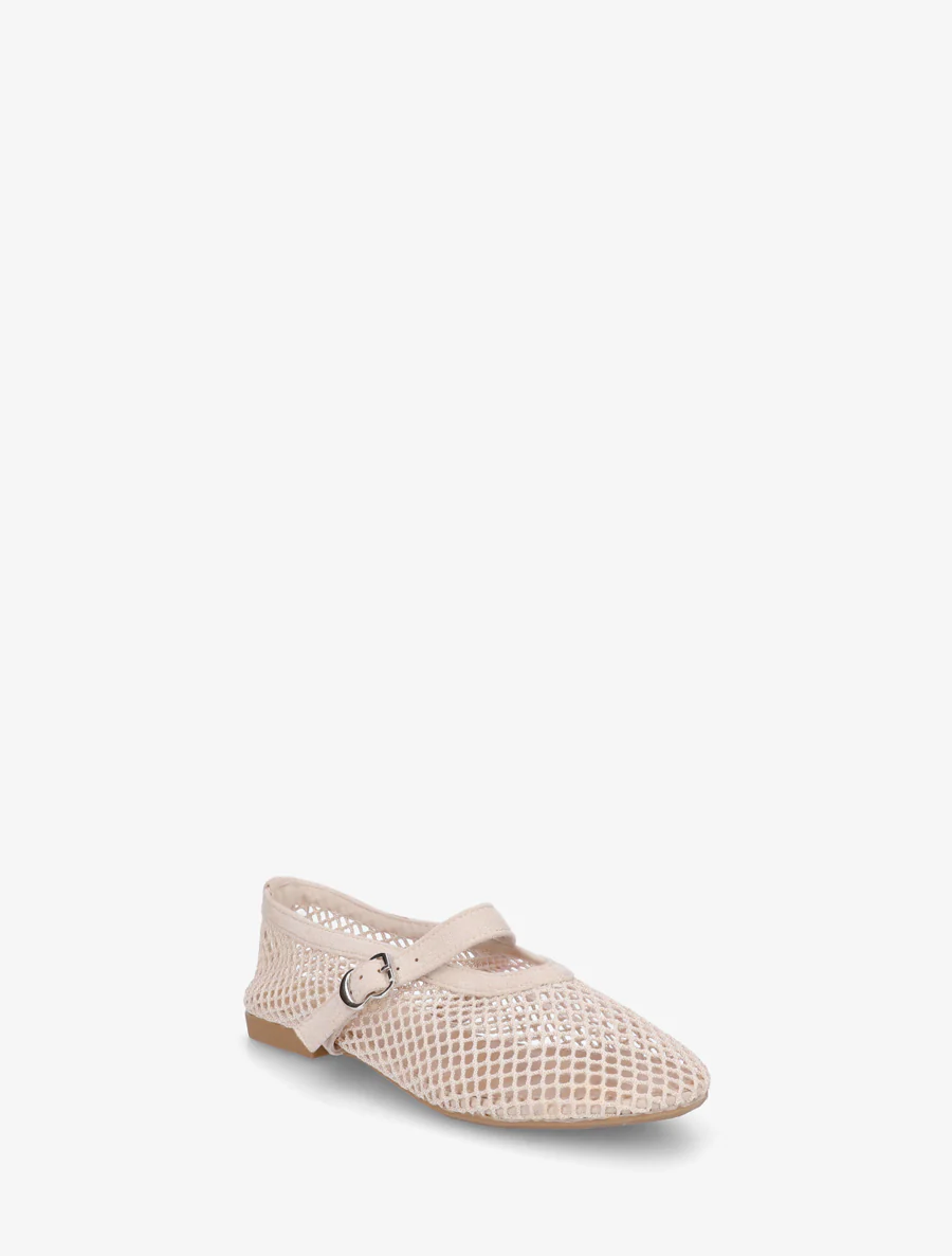 Ballerines en résille style babies - Beige - Image 2