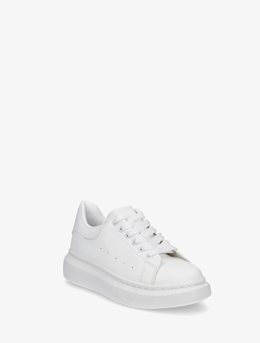 Baskets casual en simili - Blanc - Image 2