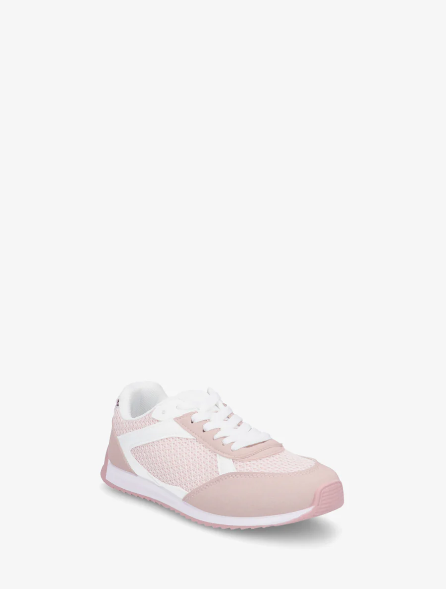 Baskets casual en tissu et simili - Rose - Image 2