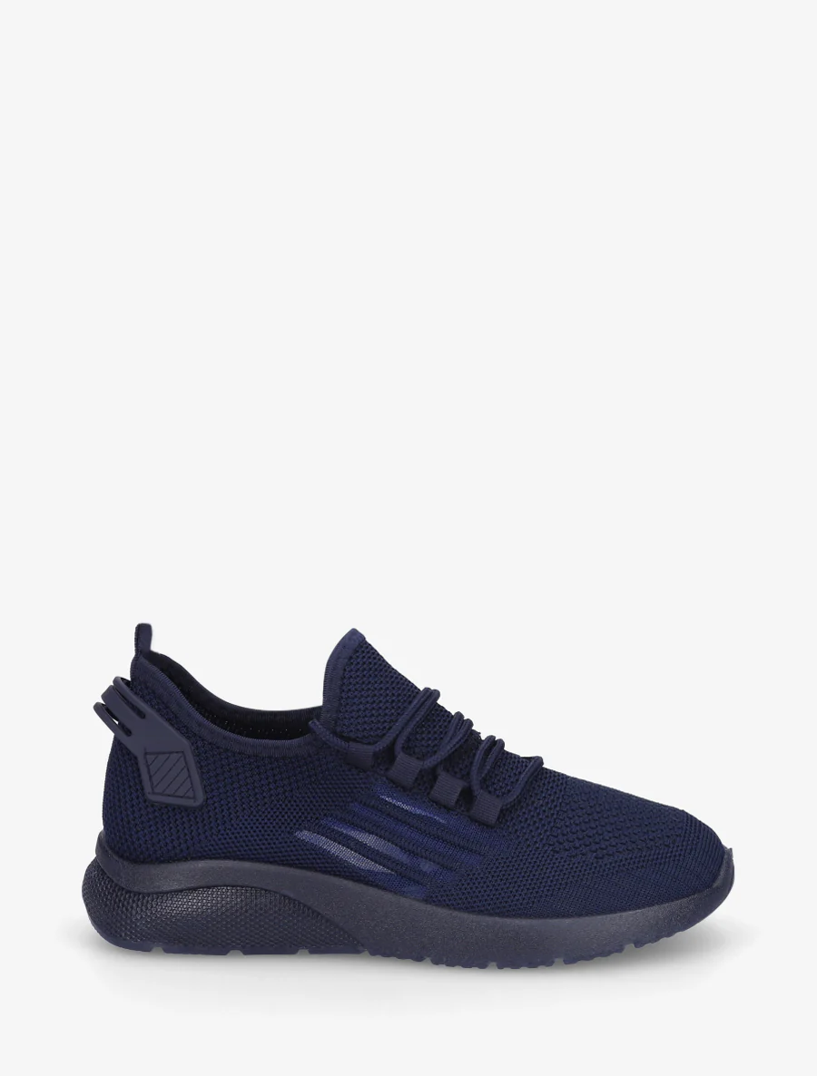 Baskets en tissu style running - Marine