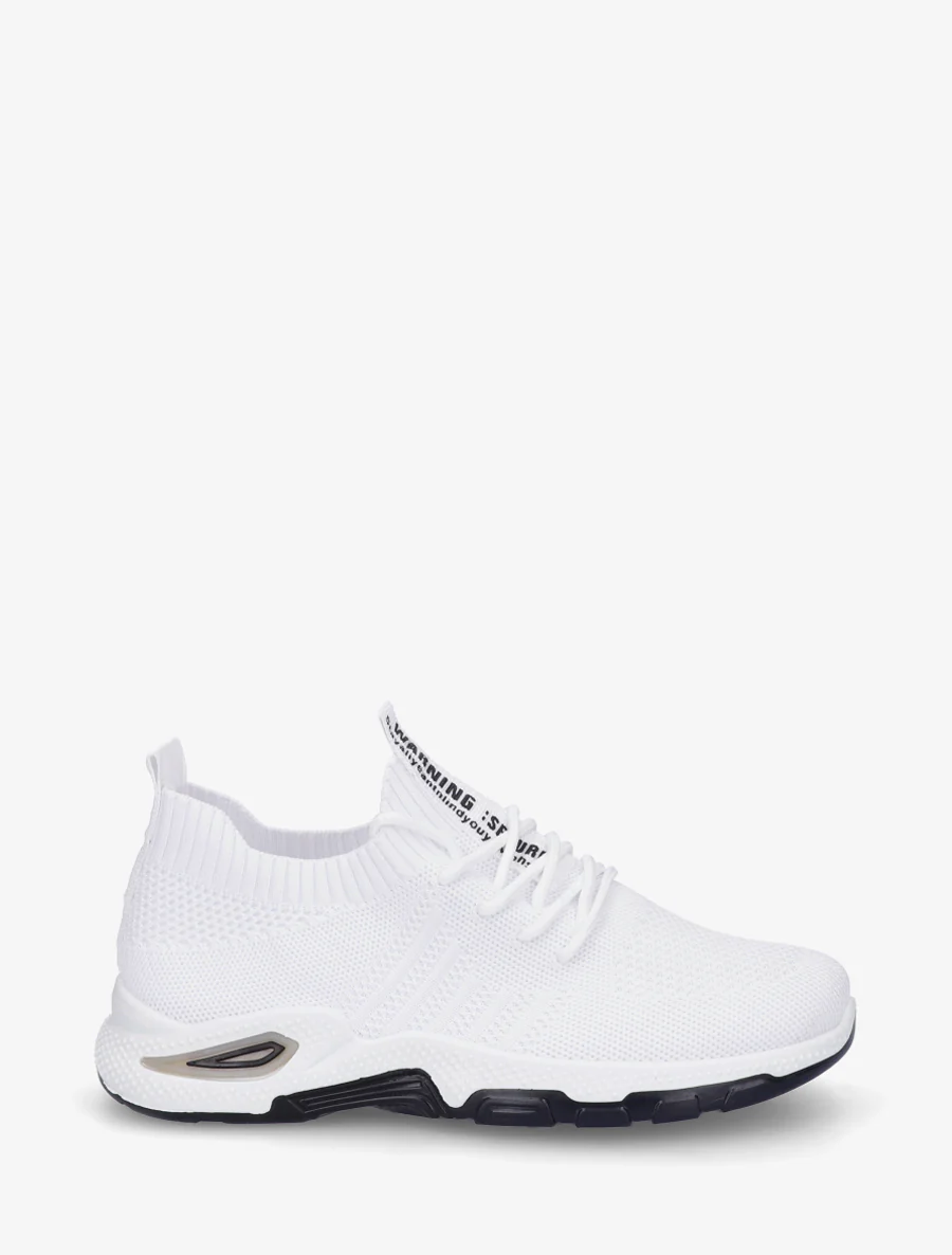 Baskets souples en maille - Blanc