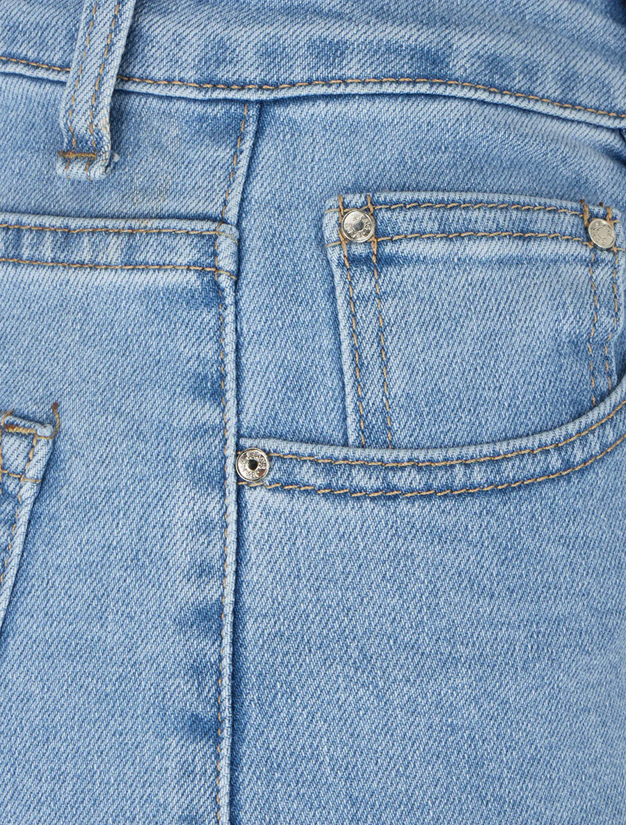 Bermuda ample taille standard - Bleu - Image 3