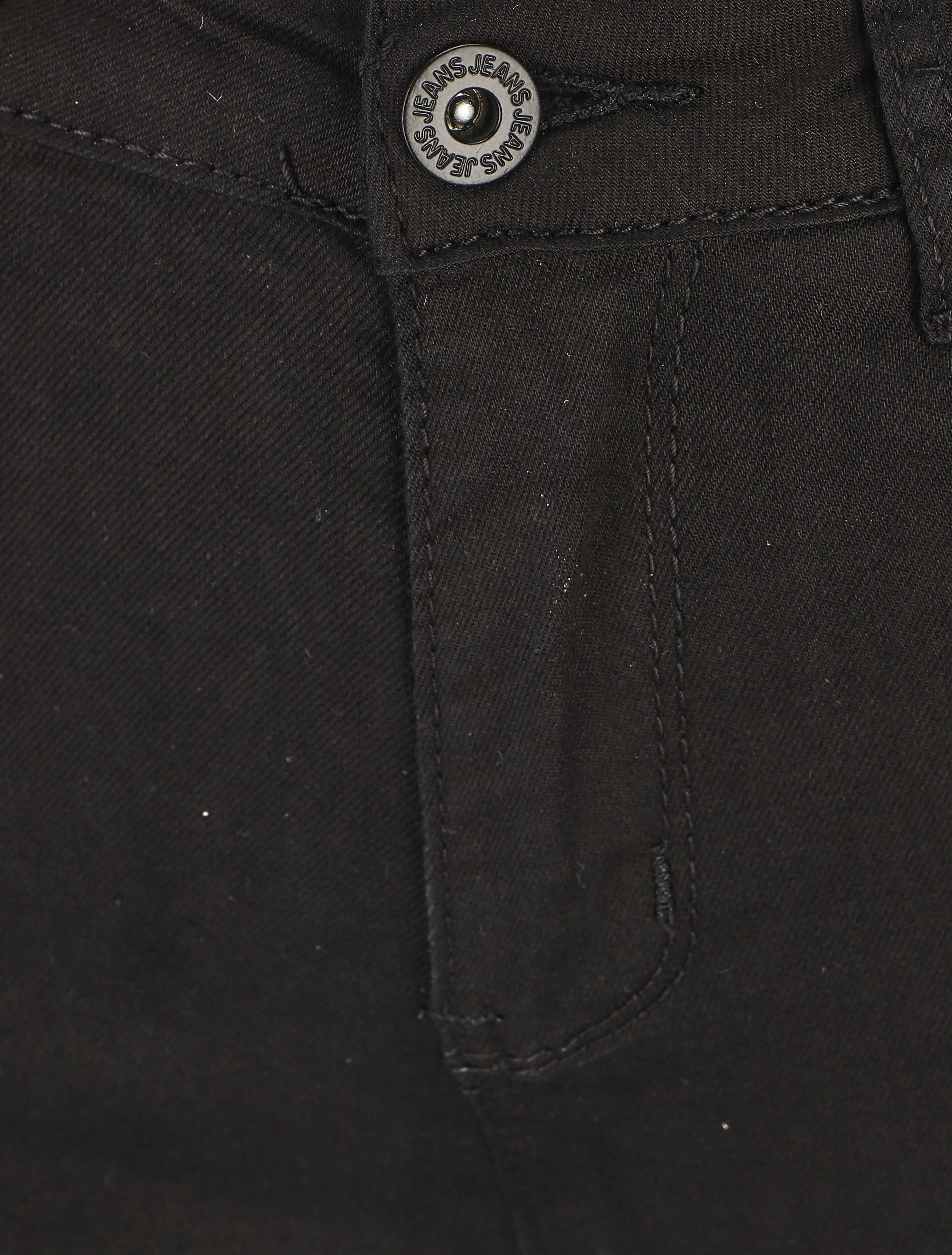 Bermuda push up uni coupe droite - Noir - Image 3