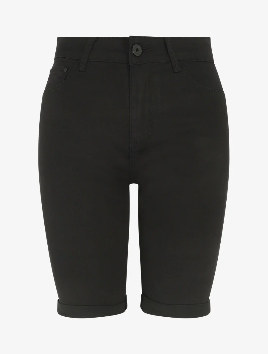 Bermuda push up uni - Noir