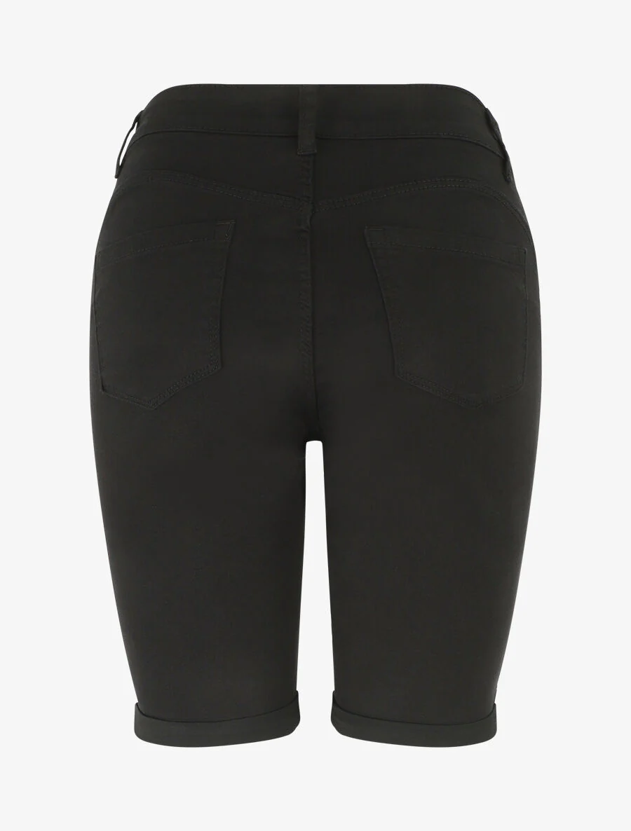Bermuda push up uni - Noir - Image 2