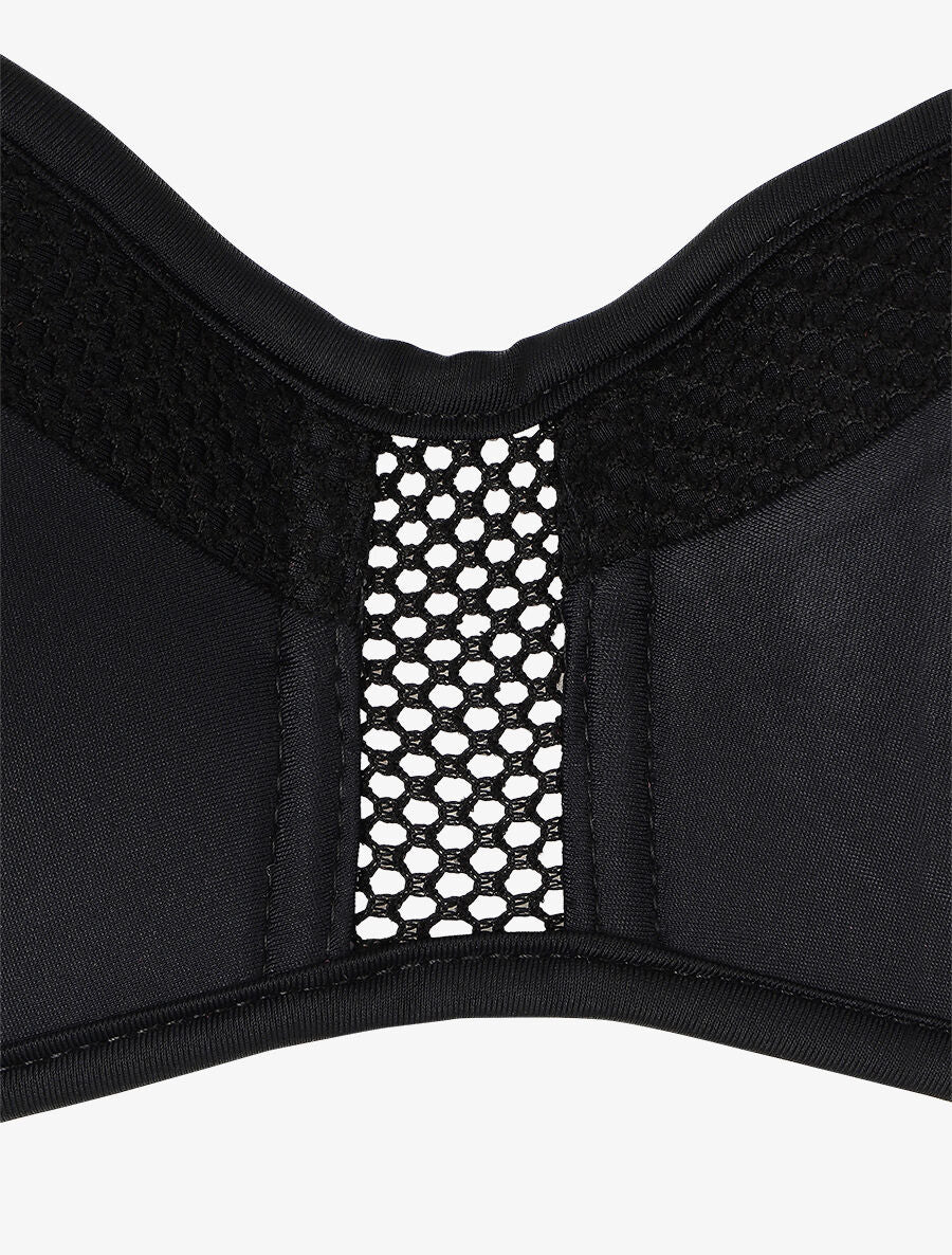 Bikini à détail en dentelle - Noir - Image 3