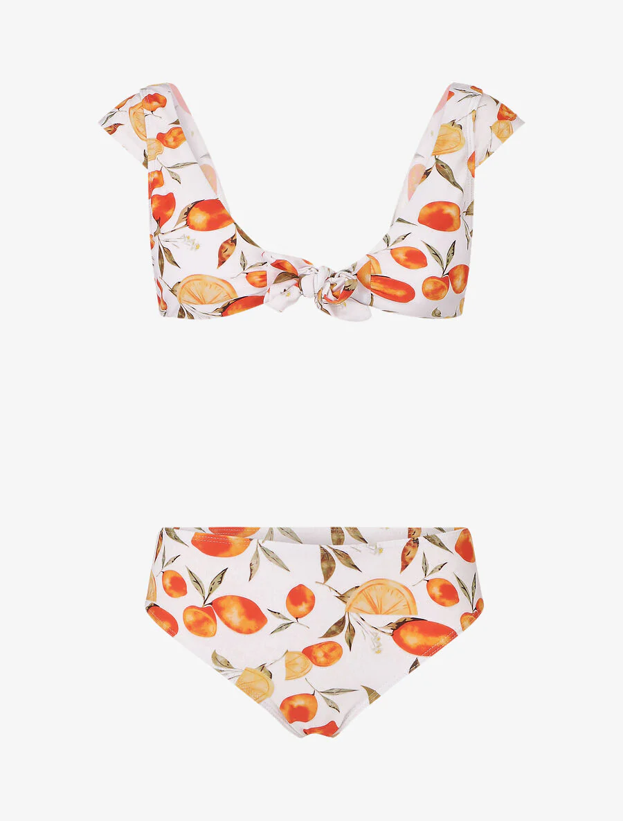 Bikini à imprimé citrons - Blanc - Image 2