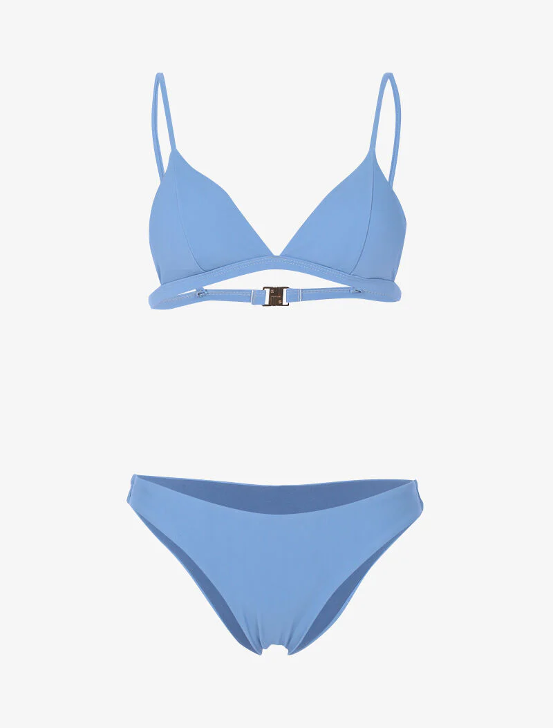 Bikini basique triangle - bleu