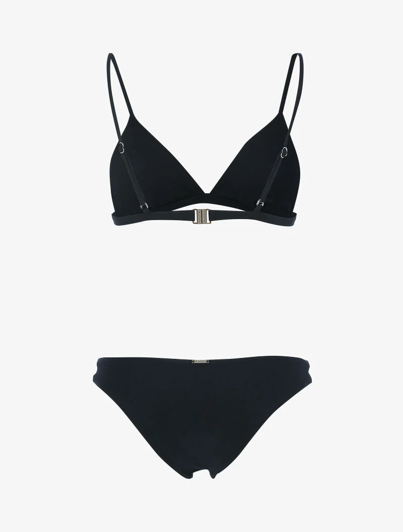 Bikini basique triangle - noir - Image 2