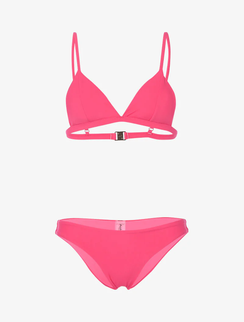 Bikini basique triangle - fushia