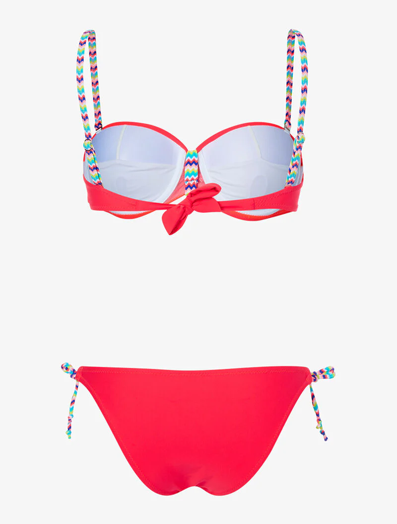 Bikini bretelles zig-zag - orange - Image 2