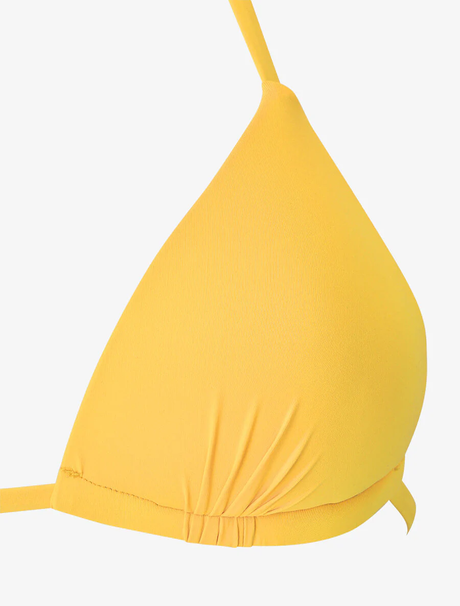 Bikini dépareillé fleuri - Jaune - Image 3