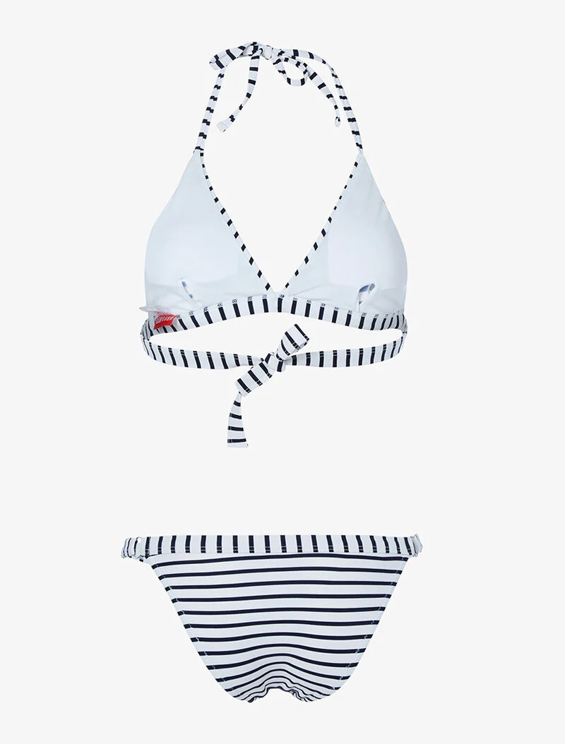 Bikini imprimé marinière - blanc - Image 2
