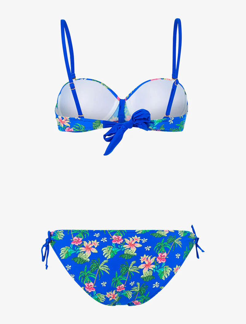 Bikini jungle à balconnet - bleu - Image 2