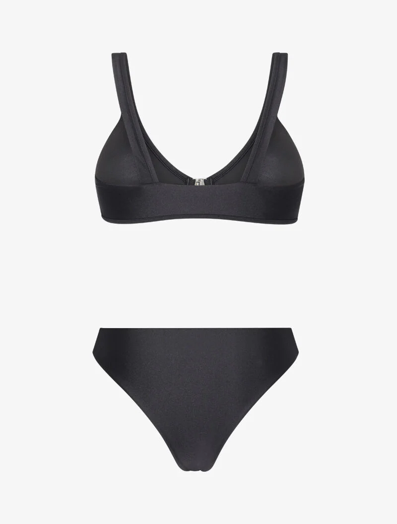 Bikini triangle à clip - noir - Image 2