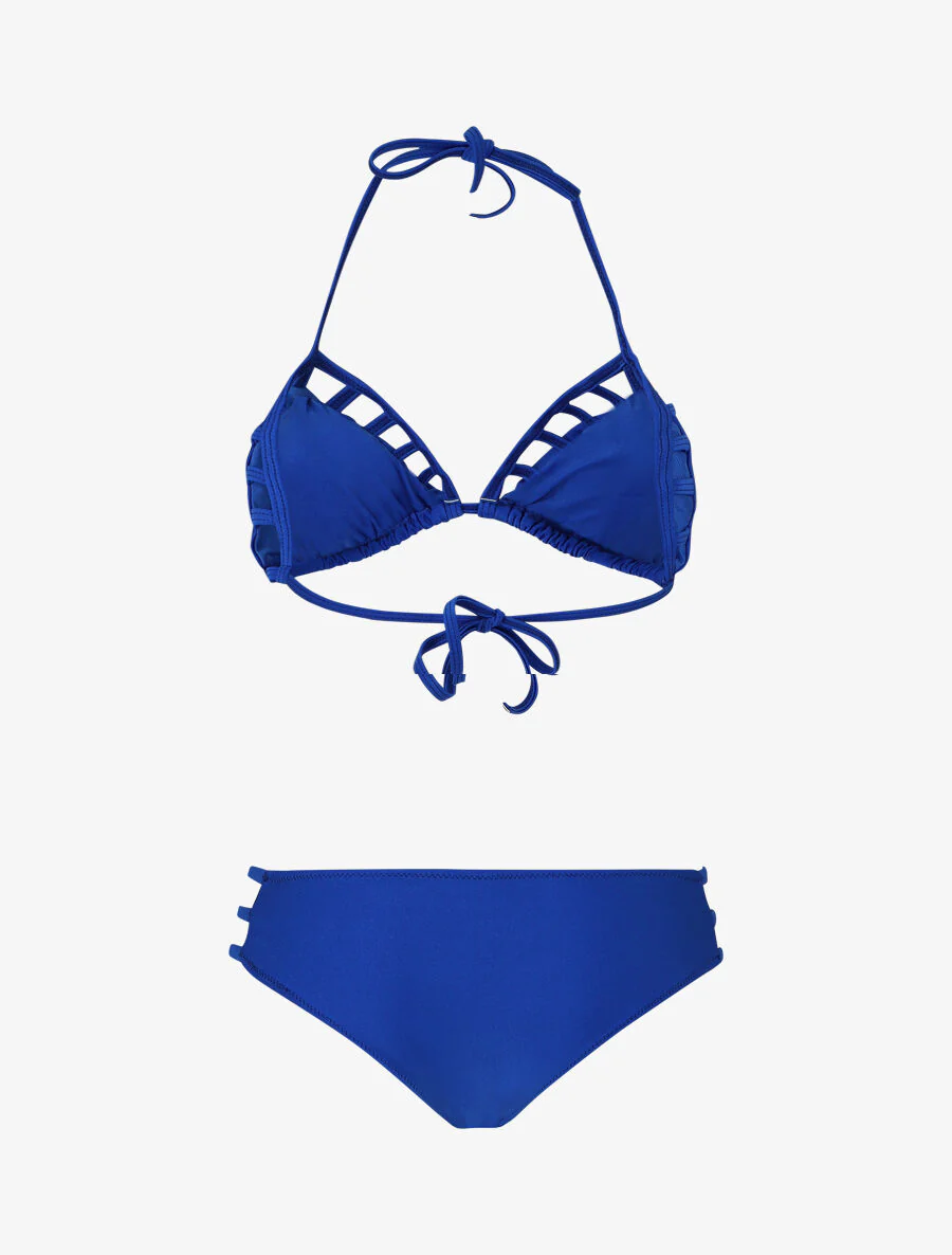 Bikini triangle uni - Bleu royal - Image 2