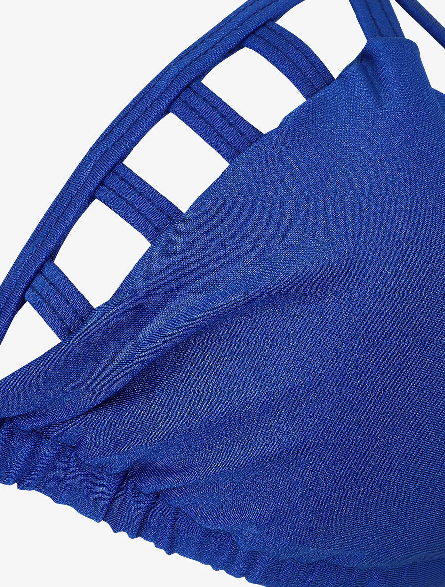Bikini triangle uni - Bleu royal - Image 3