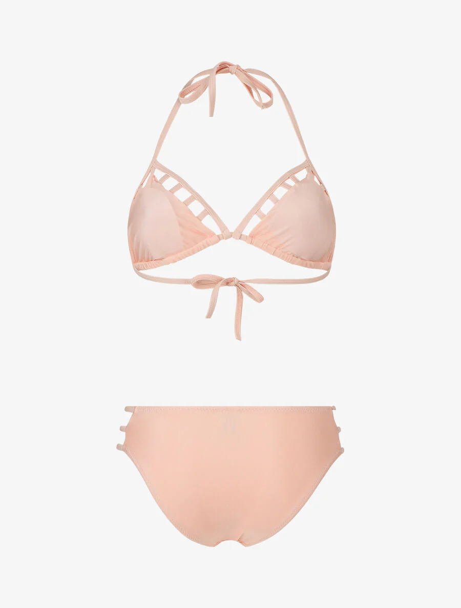 Bikini triangle uni - Rose saumon - Image 3