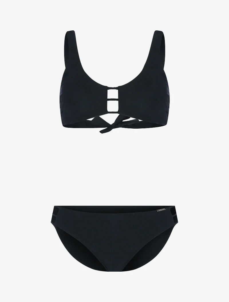 Bikini uni basique - noir