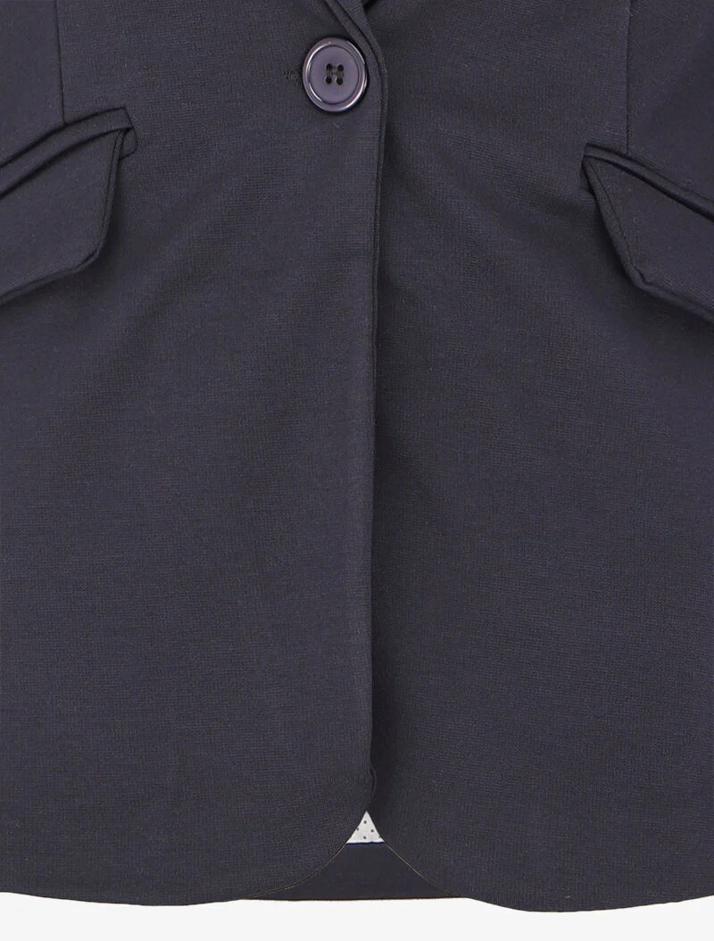 Blazer ajusté à un bouton - Marine - Image 3