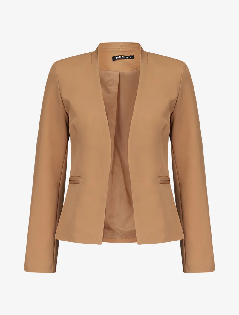 Blazer casual ouvert - Camel