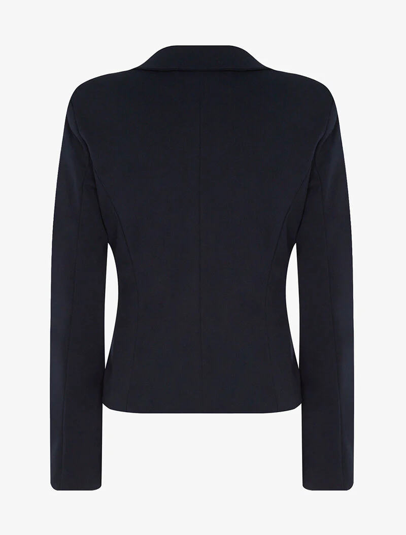 Blazer court classique - marine - Image 2