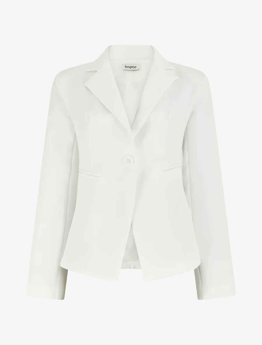 Blazer droit classique - Blanc