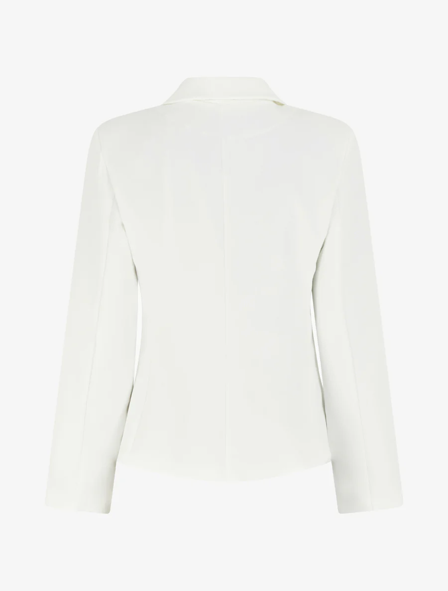 Blazer droit classique - Blanc - Image 2