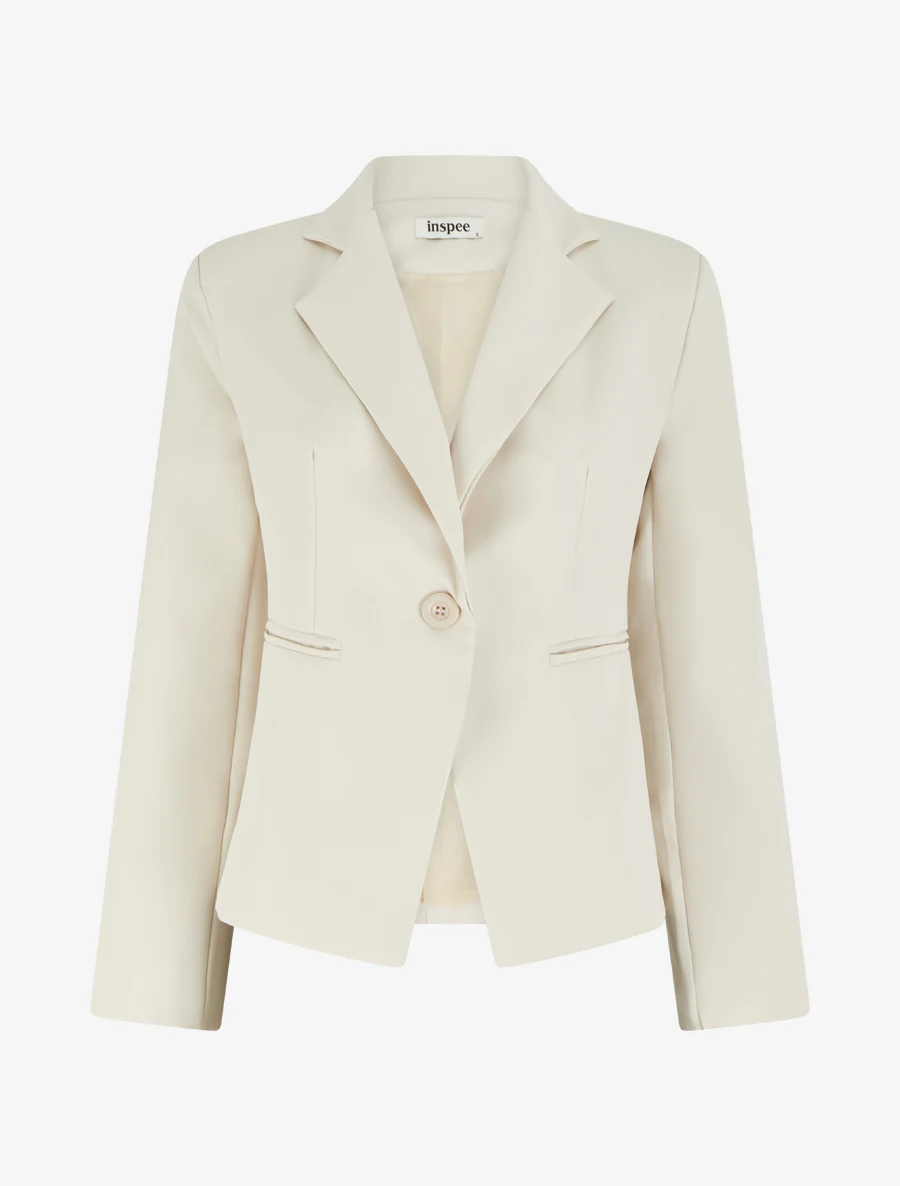 Blazer droit classique - Beige