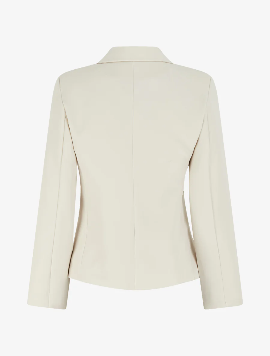 Blazer droit classique - Beige - Image 2