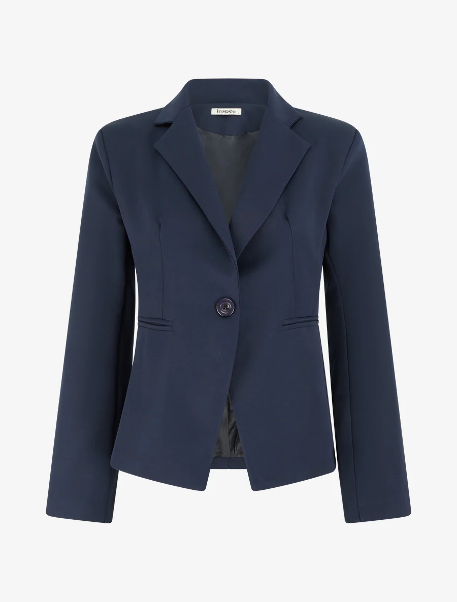Blazer droit classique - Marine