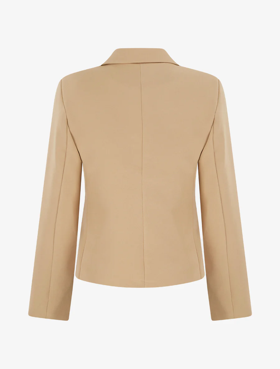 Blazer droit classique - Camel - Image 2