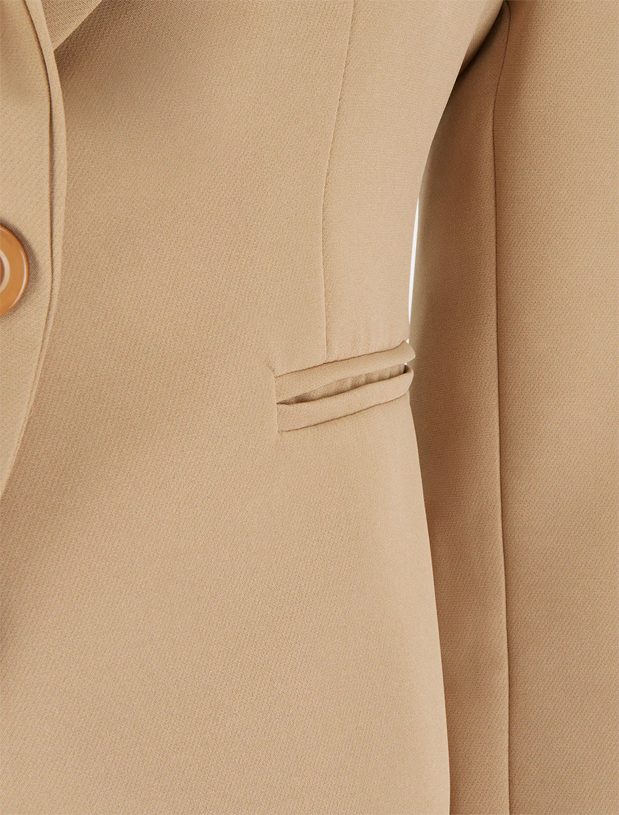 Blazer droit classique - Camel - Image 3