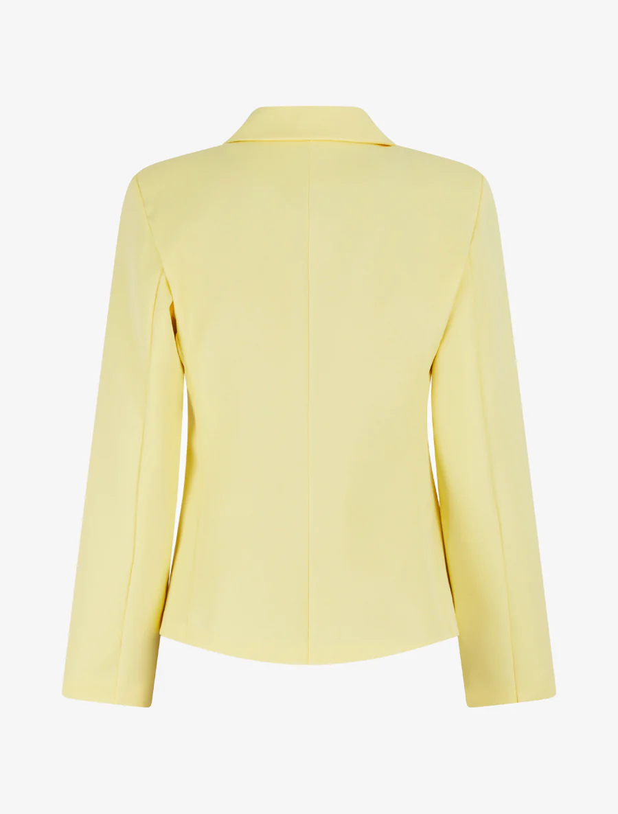 Blazer droit classique - Jaune - Image 2