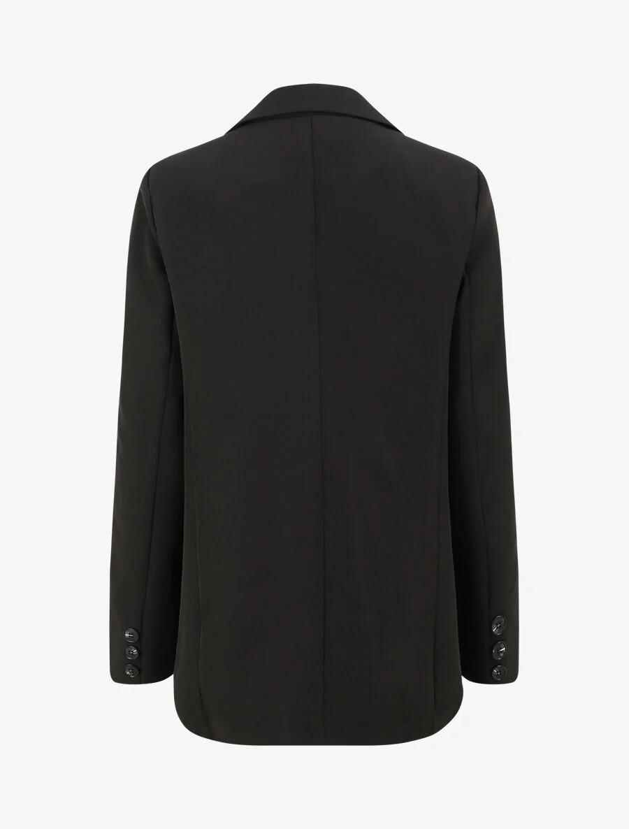 Blazer droit oversize - Noir - Image 2