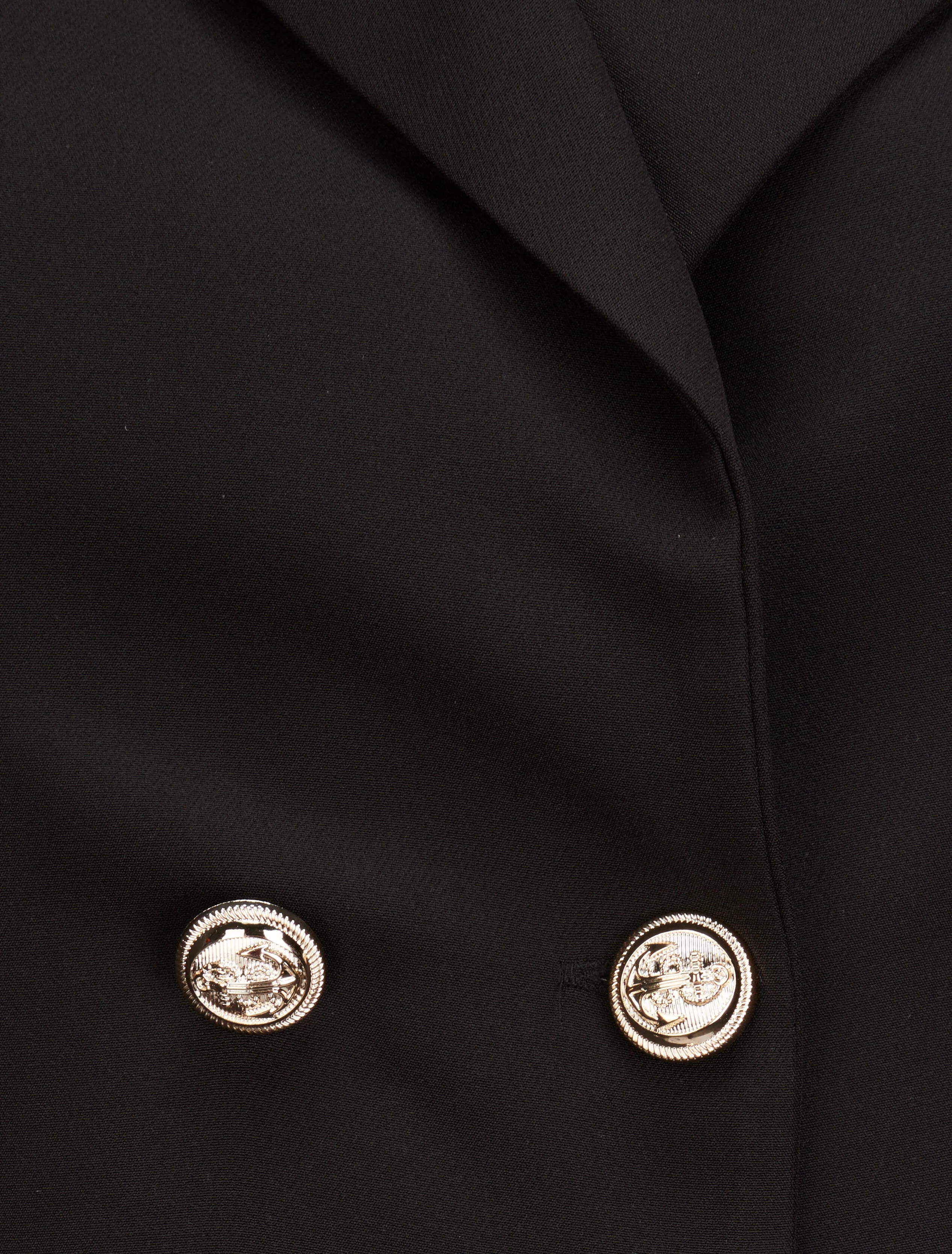 Blazer droit overzise - Noir - Image 3