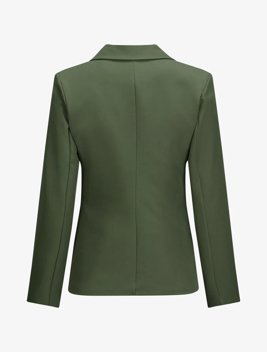 Blazer droit overzise - Kaki - Image 2
