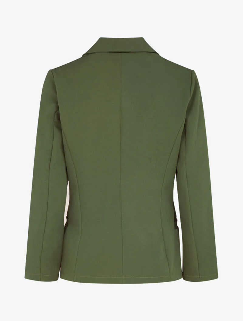 Blazer fluide uni - kaki - Image 3
