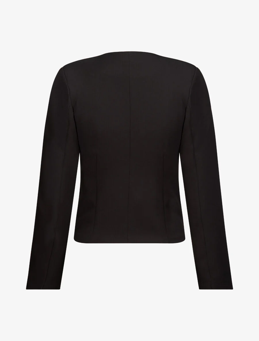 Blazer léger style perfecto - Noir - Image 2