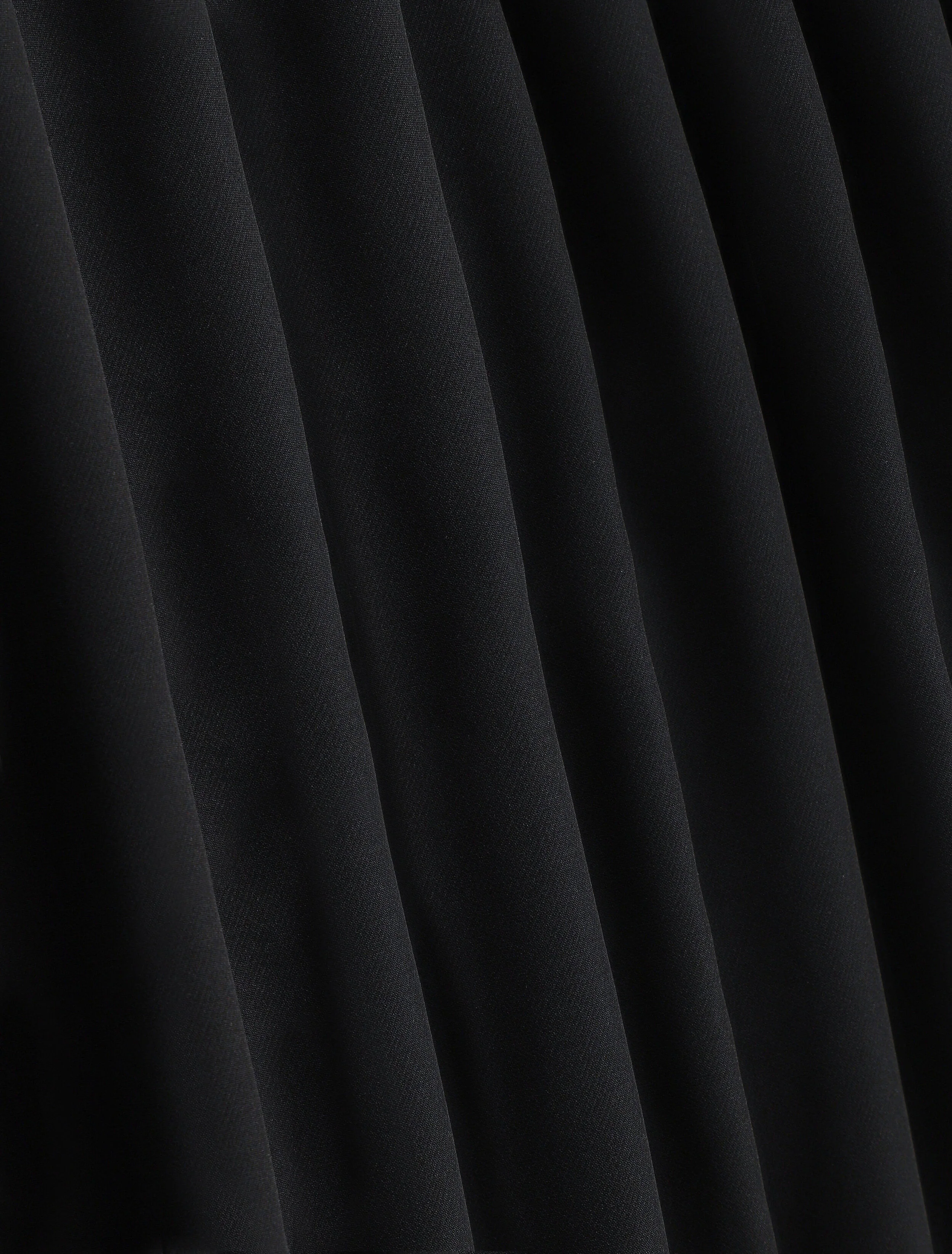 Blazer ouvert à manches plissées - Noir - Image 3