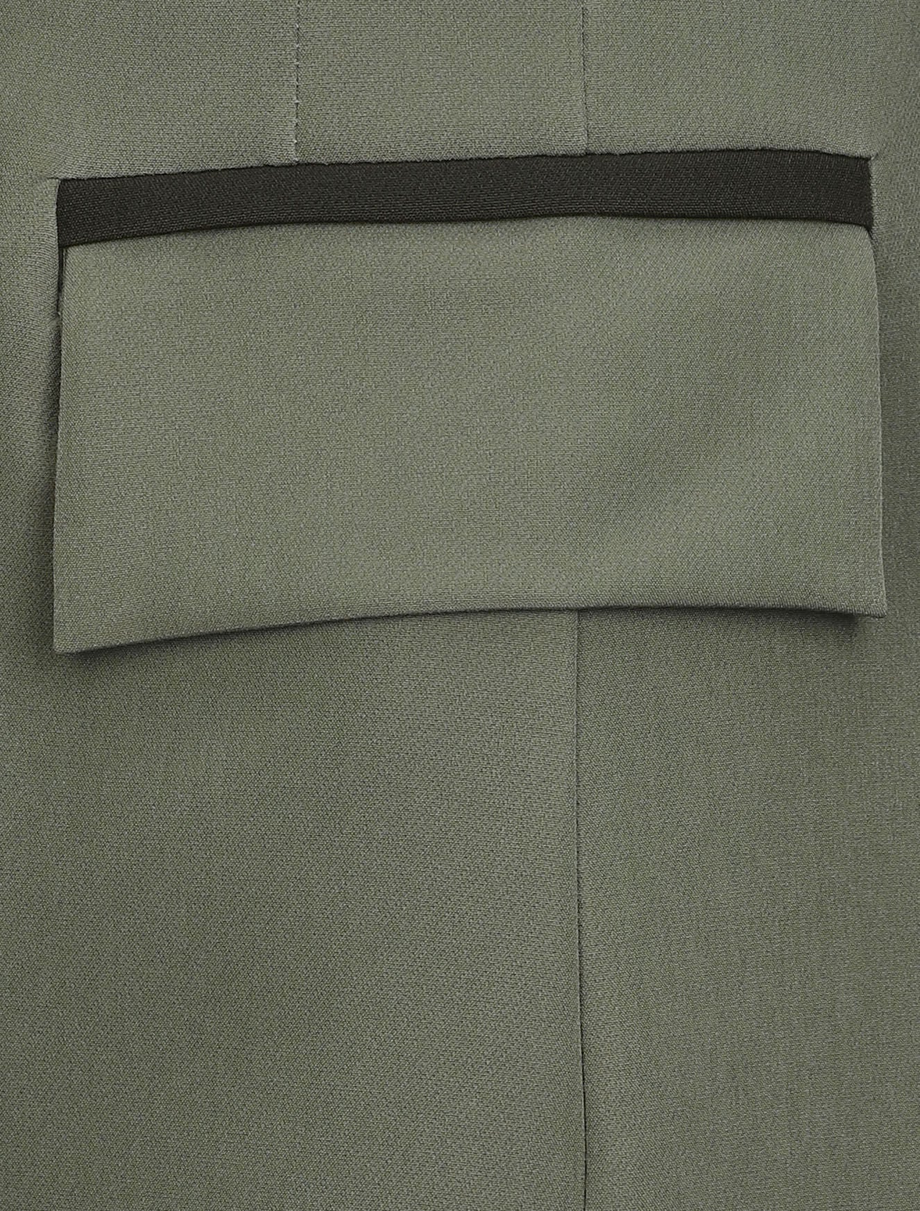 Blazer oversize bi-couleur - Kaki - Image 3